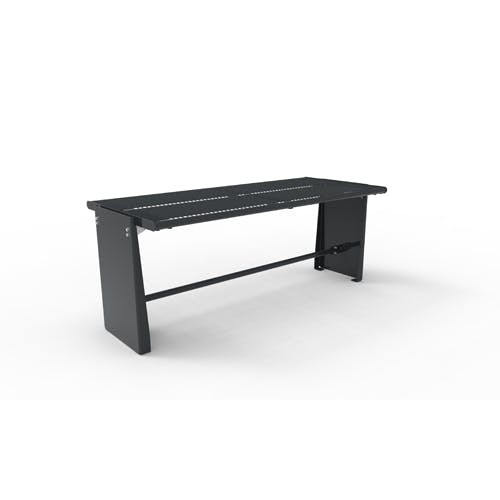 Tisch Quadri Maxi Style mit Drahtgitterinlett mobil Produktbild