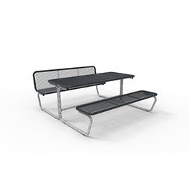 Sitz-Tisch Kombination Parador Harmony mit und ohne Rückenlehne Produktbild